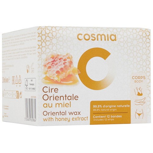 COSMIA Cera oriental con extracto de miel, especial pieles sensibles 250 ml.