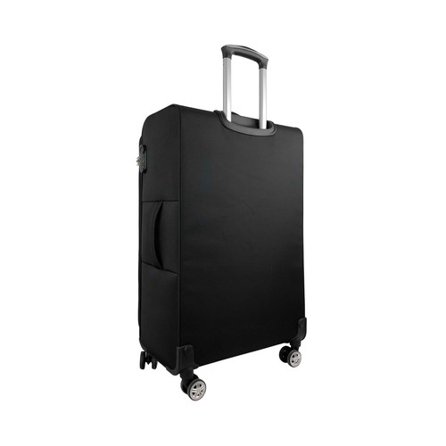 Maleta grande soft de 75 cm color negro y 8 ruedas, AIRPORT ALCAMPO.