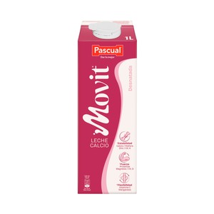 Imagen de PASCUAL Movit Leche desnatada de vaca, con calcio y con alto contenido en vitamina D  1 l.