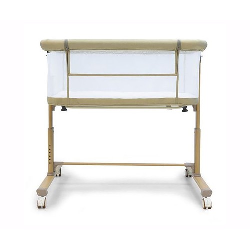 Minicuna plegable Sky, color beige, ASALVO.