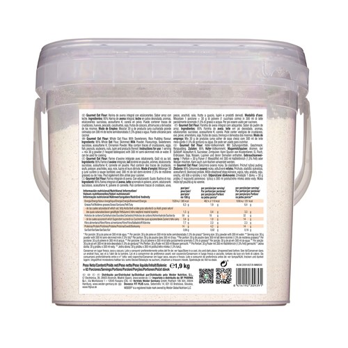 WEIDER Harina de avena sabor de arroz WEIDER 1,9 kg.