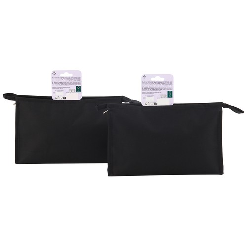 COSMIA Vintage Neceser para mujer con cierre de cremallera.