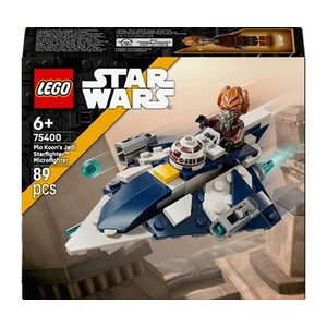 Imagen de LEGO Star Wars Microfighter: Caza Estelar Jedi de Plo Koon 75400, 89 piezas, +6 años.