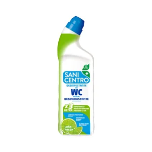 SANICENTRO Gel desinfectante de WC sin lejía, con acción antical y desicrustante, aroma lima fresh 1 l.