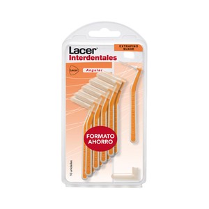LACER Cepillos Interdentales suaves, extrafinos y con cabezal en ángulo 10 uds.