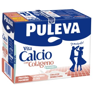 precios Puleva Vita Calcio Preparado Lácteo Desnatado Con Calcio Y Colágeno 6 X 1 L. en Alcampo