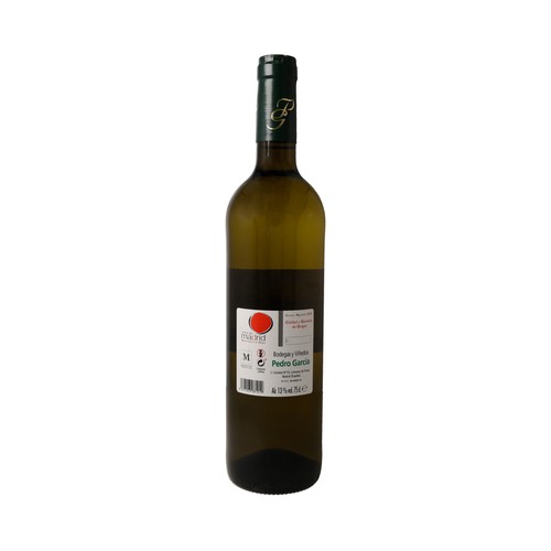 PEDRO GARCÍA MALVAR Vino blanco con D.O. Vinos de Madrid PEDRO GARCÍA Malvar botella de 75 cl.