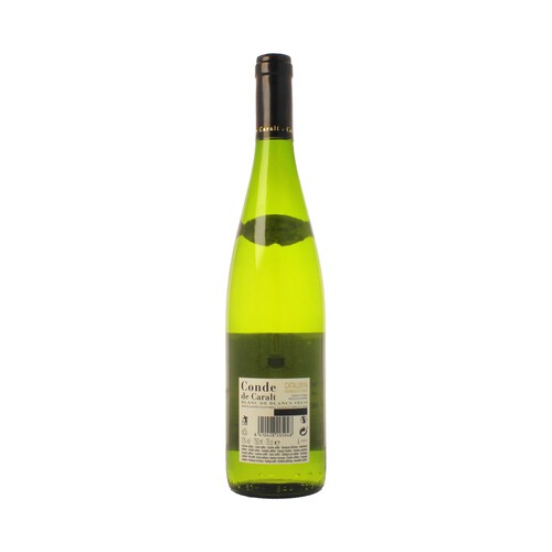 CONDE DE CARALT  Vino blanco seco con D.O. de Cataluña CONDE DE CARALT botella de 75 cl.