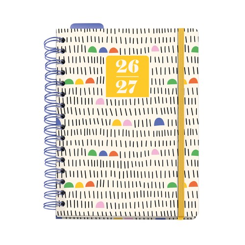 Agenda escolar 26-27 plus día por página Hutter. MIQUELRIUS