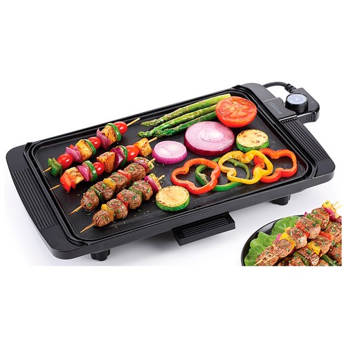 Plancha de asar QILIVE Q5528, 1500W, 46X25 cm.