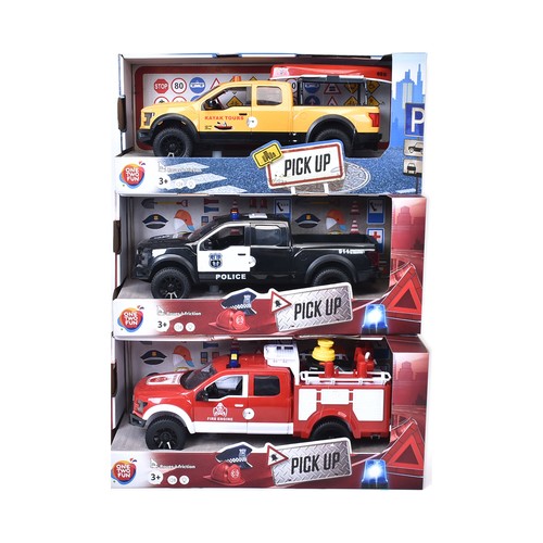Coche Pick Up con luz y sonido, modelos surtidos +3 Años ONE, TWO FUN
