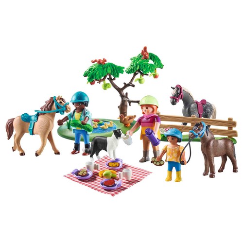 PLAYMOBIL excursión de pícnic con caballos
