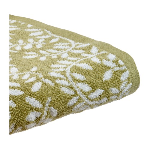 Toalla para ducha 70X130cm 500GSM 100% algodón, hilo tintado jacq O Twist Brumes, color verde salvia. ACTUEL 