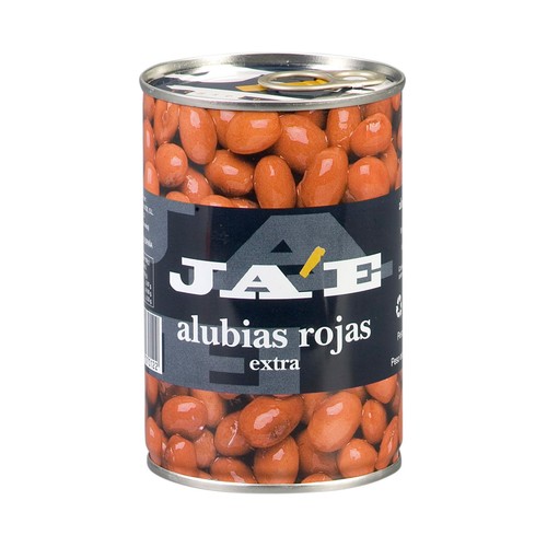 JAE Alubias rojas cocidas lata 250 g.