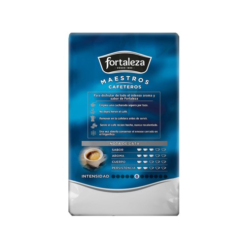 FORTALEZA Café molido descafeinado natural 400 g.