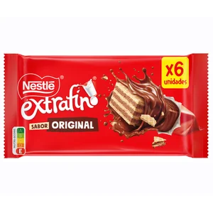 NESTLÉ Wafer Barritas de chocolate extrafino 18 g.
