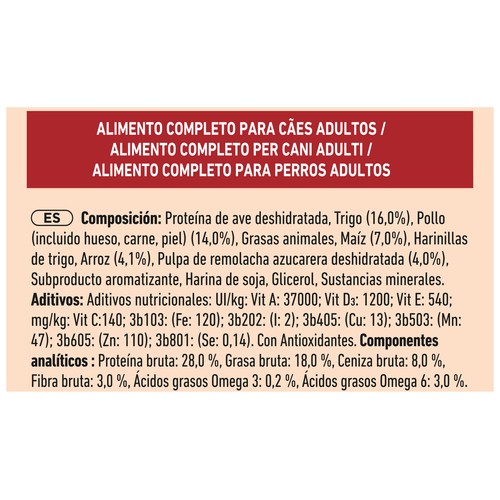 PURINA ONE Mini Comida seca para perros de raza pequeña, rica en pollo con arroz 3 kg.