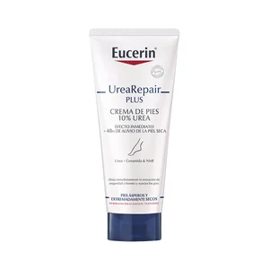 EUCERIN Crema de pies con un 10% de urea, para pies extremadamente secos y ásperos EUCERIN Urea repair plus 100 ml.