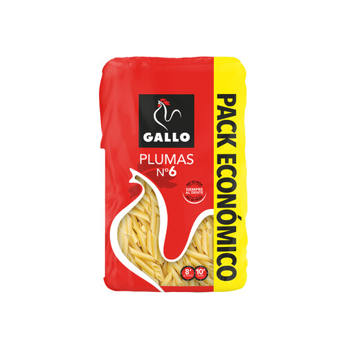 GALLO Pasta pluma nº 6 GALLO paquete de 900 g.
