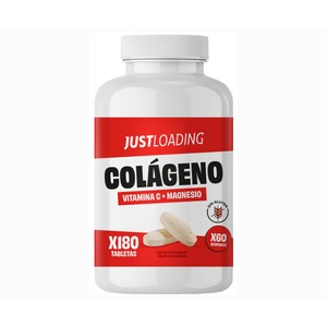 Imagen de JUST LOADING Complemento alimenticio con colágeno, vitamina C y magnesio 180 uds. 138 gr.