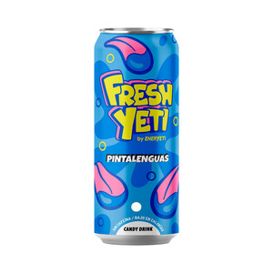 Imagen de FRESHYETI Bebida refrescante pintalengua lata 50 cl.