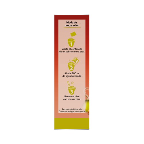 GALLINA BLANCA Sopinstant Crema de espárragos con picatostes 3 uds. 19 g.