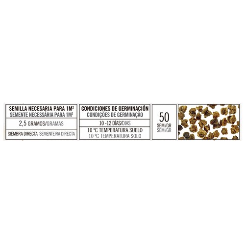 Sobre de semillas para sembrar remolacha de la variedad redonda Detroit 2 PRODUCTO ALCAMPO.