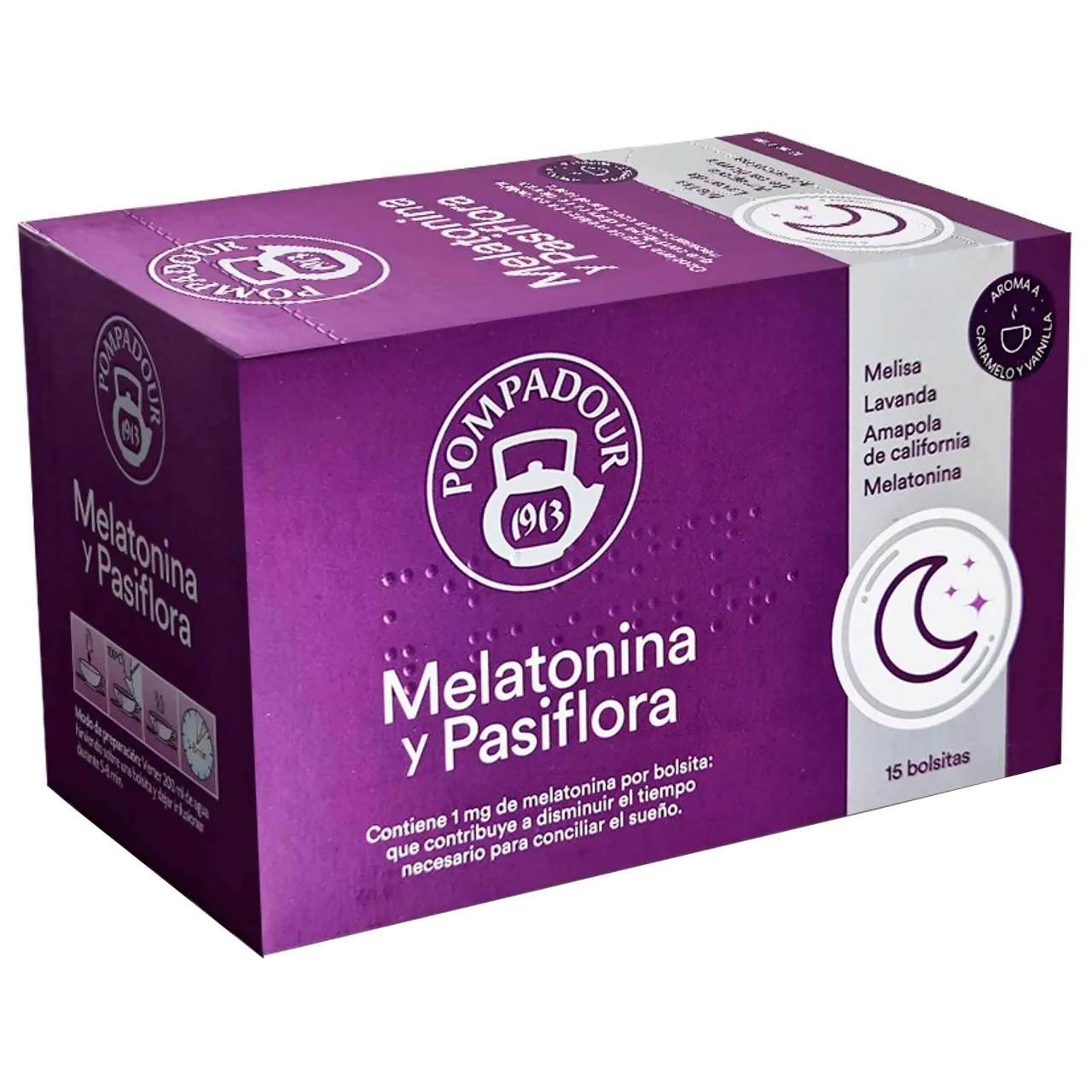 Infusion de melatonina y pasiflora 15 uds 30 g.