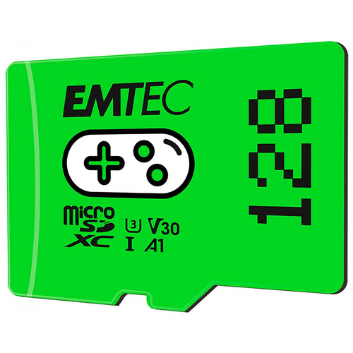 Alcampo Ofertas y productos de alimentación en línea - Tarjeta memoria MicroSDXC 128GB Verde Nintendo SwitchTarjeta MicroSD Emtec 128GB Nintendo Switch