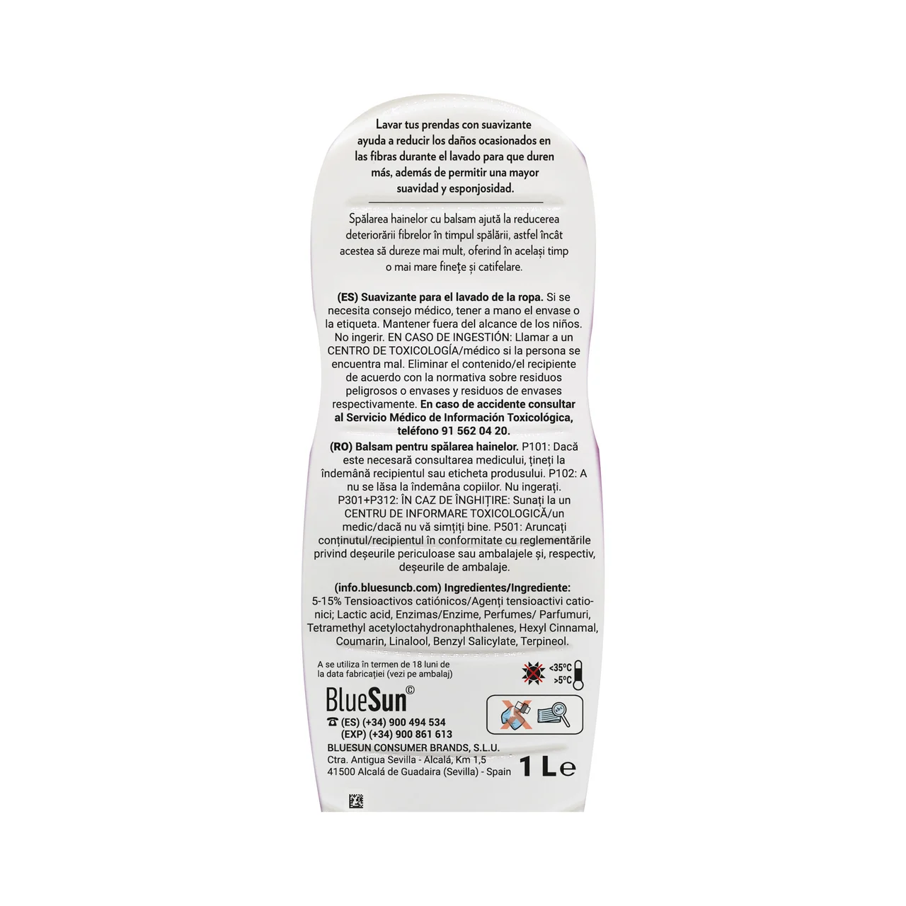 Suavizante esencia violeta 1L 45 lavados
