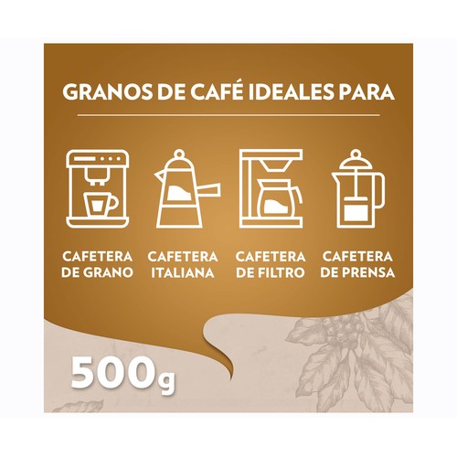LAVAZZA Café grano natural Qualità Oro 100 % Arábica 500 g.