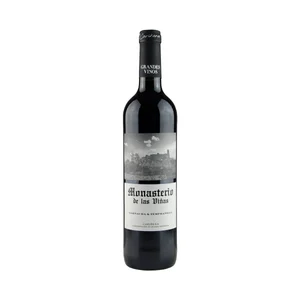 MONASTERIO DE LAS VIÑAS  Vino tinto con D.O.P Cariñena MONASTERIO DE LAS VIÑAS botella de 75 cl.