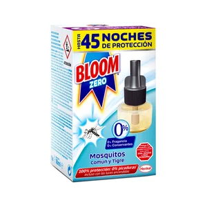 BLOOM Insecticida eléctrico líquido para mosquitos común y tigre 1 ud.