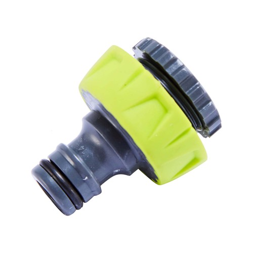 Conector hembra 1/2 y 3/4 para manguera 2 en 1, GARDENSTAR ALCAMPO.