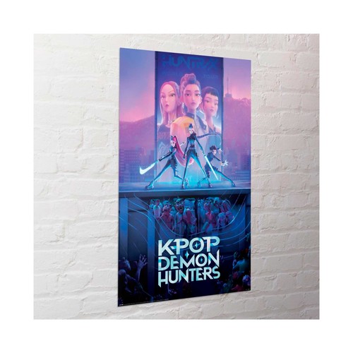 Máxi Póster K-Pop Demon Hunters. Movie Key Art 61×91cm, PYRAMID.
