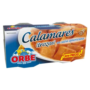 ORBE Calamares en salsa americana pack 2 x 51 g