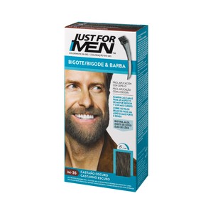 Colorante en gel bigote y barba castaño Just for Men 15 ml.