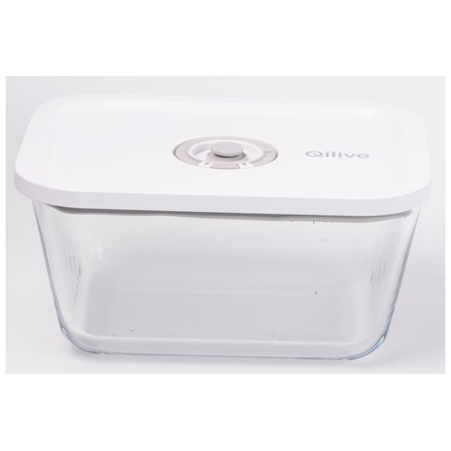 Taper de vidrio QILIVE con tapa, 1,38L