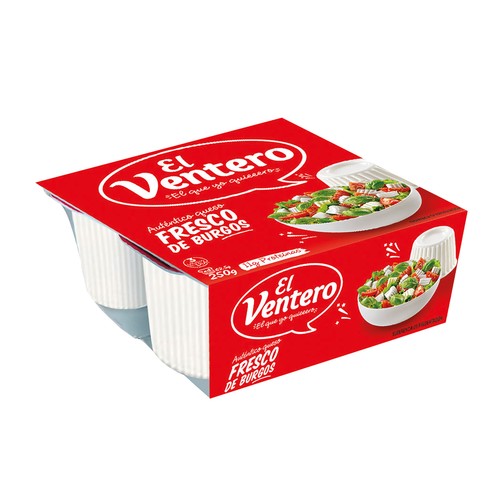 EL VENTERO Queso fresco natural 4X