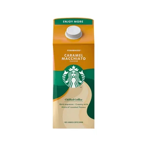 STARBUCKS Bebida de café expreso frio con leche y un toque de caramelo 750 ml.