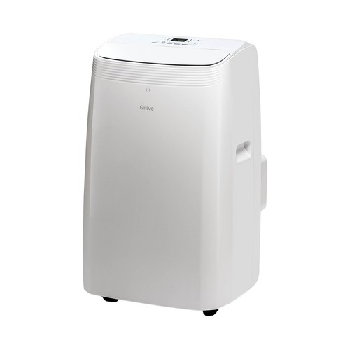 Aire acondicionado portátil con bomba de calor QILIVE Q.6894, clase energética (frío/calor) A/A+, 2.868 frig/h, 3.100 Kcal/h, temporizador. (aprox. 25m²).