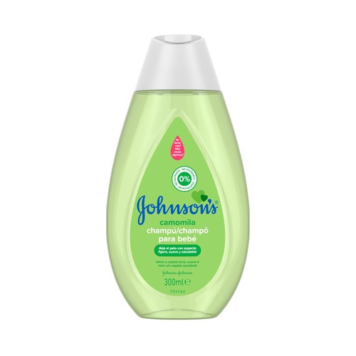 JOHNSON´S Baby Champú de uso diario con camomila para toda la familia 300 ml.