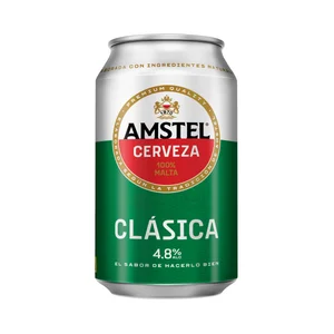 AMSTEL CLÁSICA Cerveza lata de 33 cl.