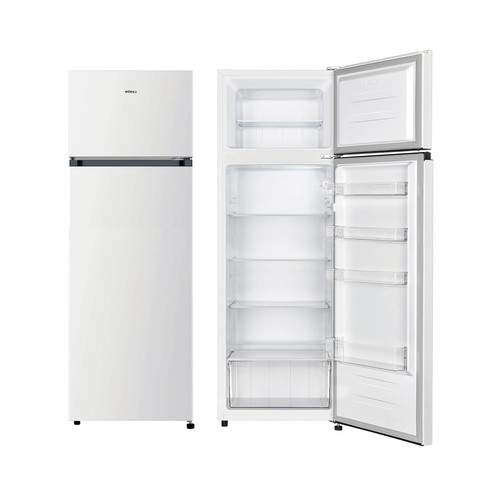 Frigorífico combi EDESA EFT-1612 WH, cíclico, clasificación energética: E, H: 161cm, A: 55cm, F: 54,2cm, capacidad total: 243L.