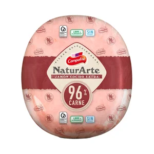 CAMPOFRÍO Naturarte Jamón cocido extra, cortado en lonchas