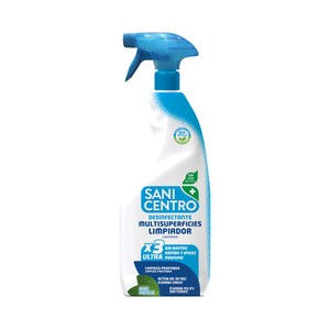 Imagen de SANICENTRO Limpiador multisuperficies desinfectante sin lejia, con aroma a aire fresco 750 ml.