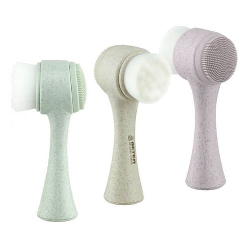 BETER Natural fiber Cepillo de masaje facial 2 en 1.