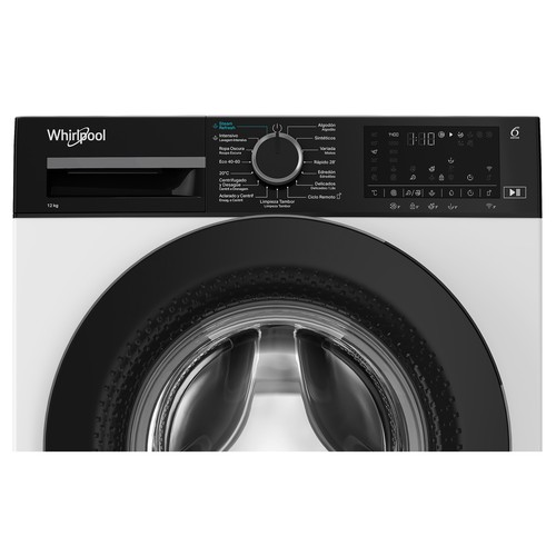 Lavadora WHIRLPOOL WAM 27WB SPT 12KG, clasificación energética: A, 1400RPM, H: 84,5cm, A: 60cm, F: 58cm