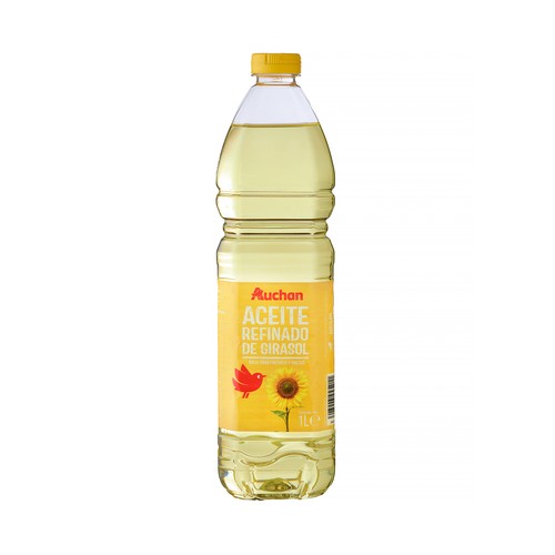 Aceite de girasol PRODUCTO ALCAMPO botella de 1 l.