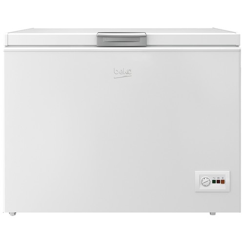 Arcón congelador BEKO HSA-32530N, clasificación energética: F, H: 86cm,A: 110,5cm, F: 67,5cm, capacidad total: 315L.